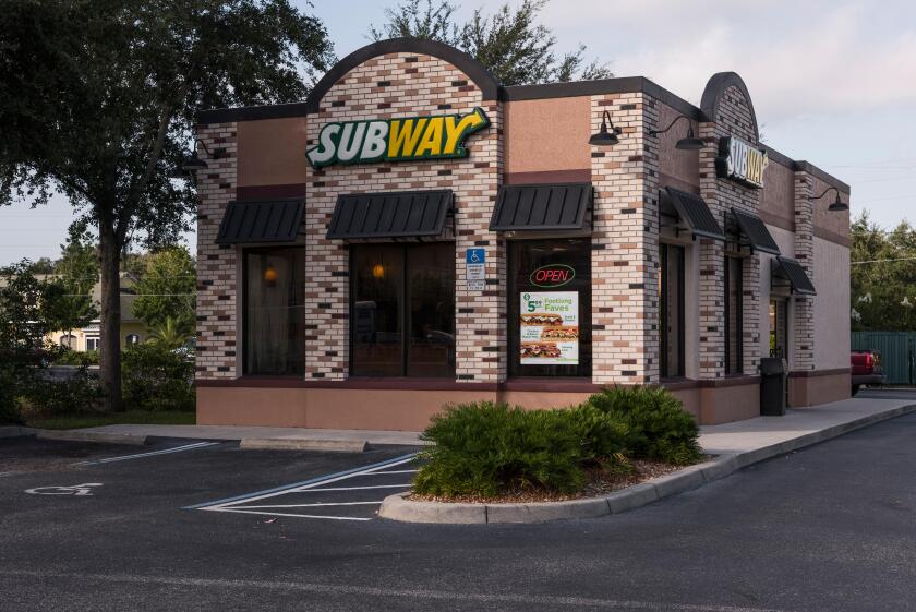 Subway Sandwich Store in Lady Lake, Florida USA