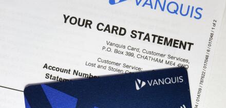 Vanquis credit card statement