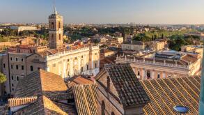 Italy, Rome, Capidoglio, home of the city Mayor