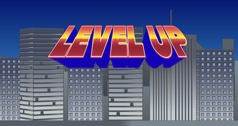 Level Up sign