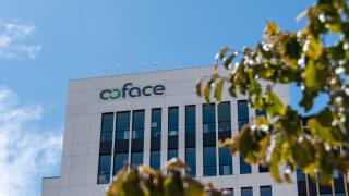 Exterior view of the head office building of Coface (French Insurance Company for Foreign Trade)