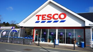 A Tesco supermarket entrance