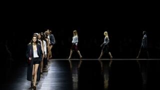 Milan, Italien. 22nd Sep, 2023. GUCCI Spring/Summer 2024 Runway during Milan Fashion Week on September 2023 - Milan; Italy 22/09/2023 Credit: dpa/Alamy Live News