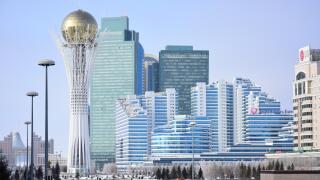 A view in Astana, Kazakhstan, in winter