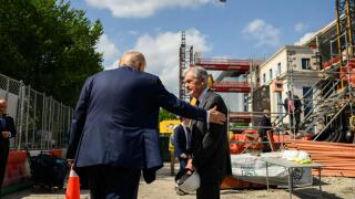 President Donald J. Trump tours the Federal Reserve headquarters with Fed Chair Jerome Powell in Washington, D.C. on July 24, 2025, to inspect renovation progress and discuss monetary policy. Image courtesy of the White House.