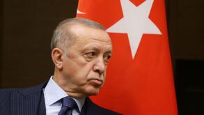 Sochi, Russia. 29th Sep, 2021. Turkish President Recep Tayyip Erdogan during a meeting with Russian President Vladimir Putin at the Bocharov Ruchei residence. Credit: Vladimir Smirnov/TASS/Alamy Live News