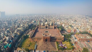 India, New Delhi, Jama Masjid (Friday Mosque) from Alamy 28Sep23 575x375