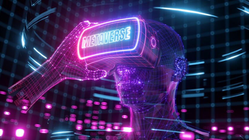 3D render, futuristic neon background. Visualization of a man we