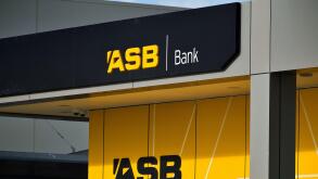 AUCKLAND, NEW ZEALAND - Apr 26, 2019: Auckland / New Zealand - April 26 2019: ASB Bank drive-in banking at Botany Town Centre