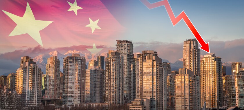 Chinaflag against property landscape-adobe-2022