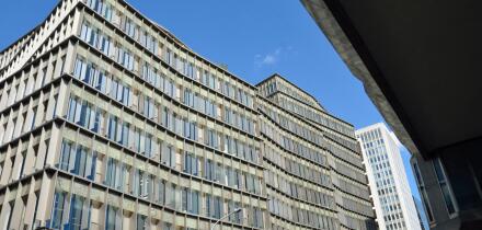 The Zig Zag Building in Victoria Street, Victoria, London, UK.