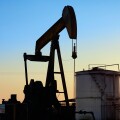 Oil well at Ayoluengo de la Lora. Sargentes, Burgos, Castile and Leon, Spain.