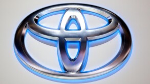 Logo of the Toyota car brand