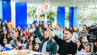 Lima, Peru - AUGUST 18th 2017: Entel Festival . Jury qualifier of the dance contest