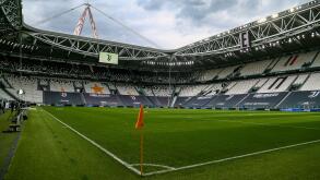 A general view of Allianz Stadium during the match between Juventus FC and FC Internazionale on may 15, 2021 in Turin, Italy.
