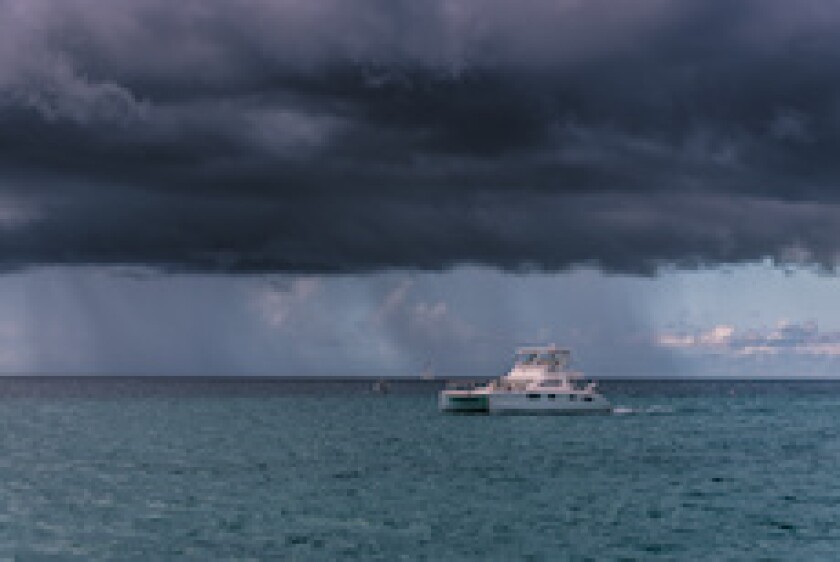 Barbados, storm, sea, Caribbean, LatAm