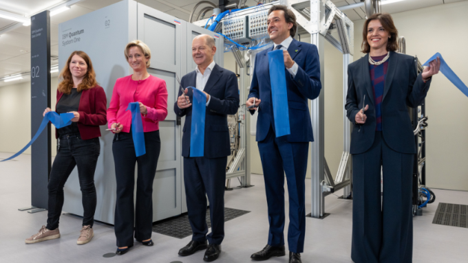 Inauguration of the IBM Quantum Data Centre in Europe with German Chancellor Olaf Scholz
