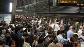 Jubilee Line Platform - Canary Wharf Underground Station - London