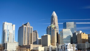 Uptown Charlotte, North Carolina Cityscape