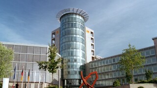 The headquarters of Bausparkasse Schwaebisch Hall