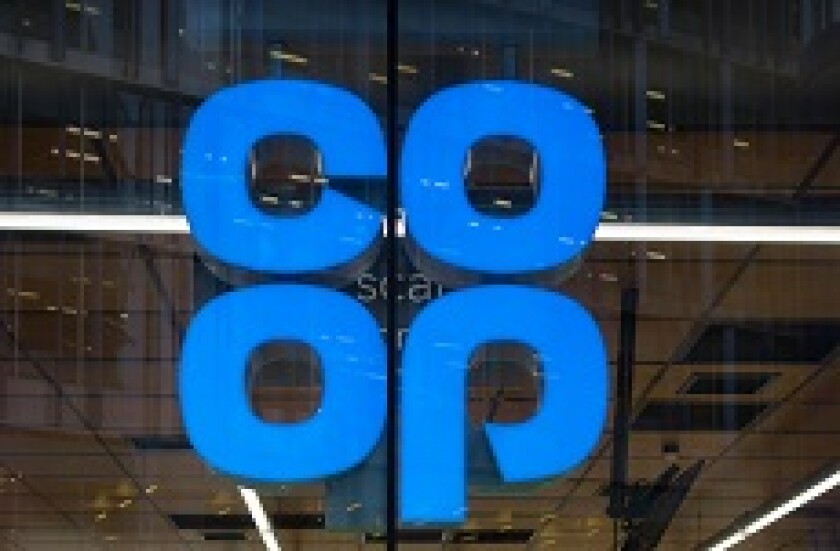 Co-operative Co-op logo food shop from Alamy 230x150