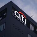 Citi Bank sign in Olsztyn