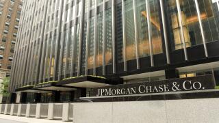 New York, USA - May 26, 2018: JPMorgan Chase & Co office at the Park Ave in New York, NY.
