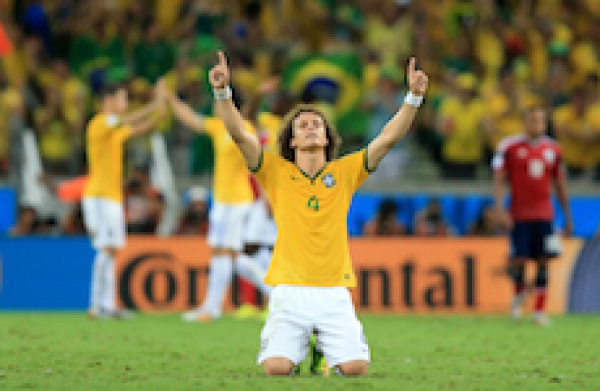 Brazil, David Luiz, LatAm, prayer, football