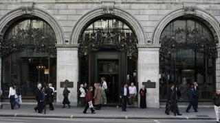 The Wolseley on Piccadilly, a favourite haunt of Mayfair based hedge fund and private equity managers.