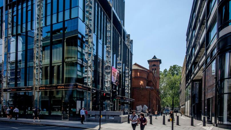 Soho Place, Charing Cross Road, London, UK