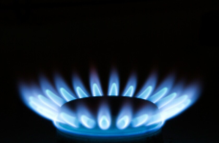 gas hob flame