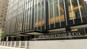 New York, USA - May 26, 2018: JPMorgan Chase & Co office at the Park Ave in New York, NY.