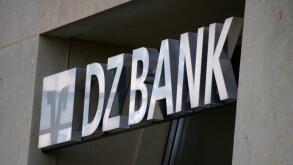 Markenname: "DZ Bank", Berlin.