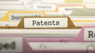 File Folder Labeled as Patents.