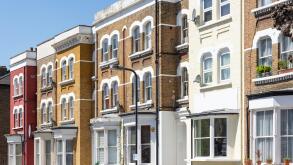 Terraced houses, Victoria Road, Kilburn, London Borough of Camden, Greater London, England, United Kingdom