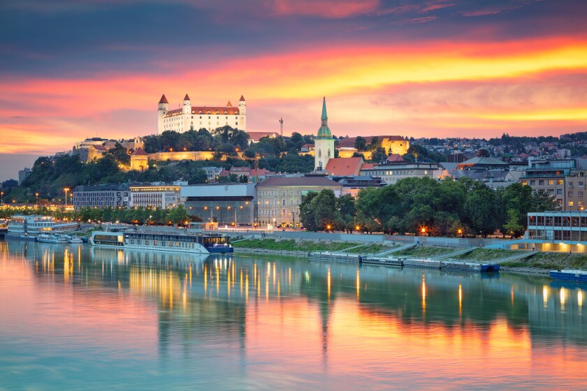 Bratislava. Cityscape image of Bratislava, capital city of Slova