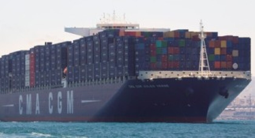 CMA CGM container ship