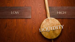 Liquidity swings between low and high. Visualizing a repeated pattern of Liquidity that cycles between extremities: low and high. Repeating transition