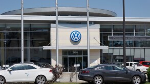 Volkswagen Dealership Entrance