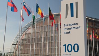 The European Investment Bank (EIB) offices in Luxembourg.  It was established in 1958 under the Treaty of Rome.