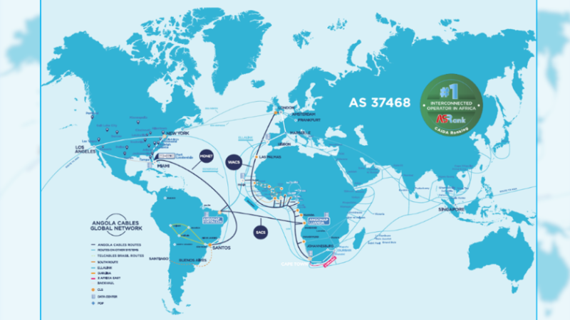 Angola Cables' global network