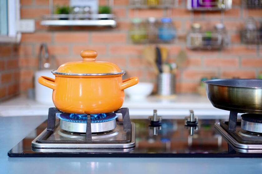 Kitchen cooking closeup pot on the gas stove-adobe-2022