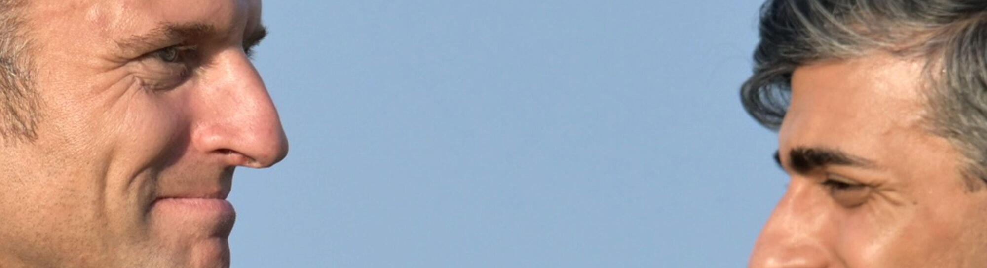 Toasts, . 13th June, 2024. President of France Emmanuel Macron together with Prime Minister Rishi Sunak of Great Britain during G7 Summit in Borgo Egnazia (Brindisi) in Italy on June 13, 2024. Credit: Independent Photo Agency/Alamy Live News