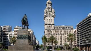 Plaza Independencia and Palacio Salvo -  Montevideo, Uruguay