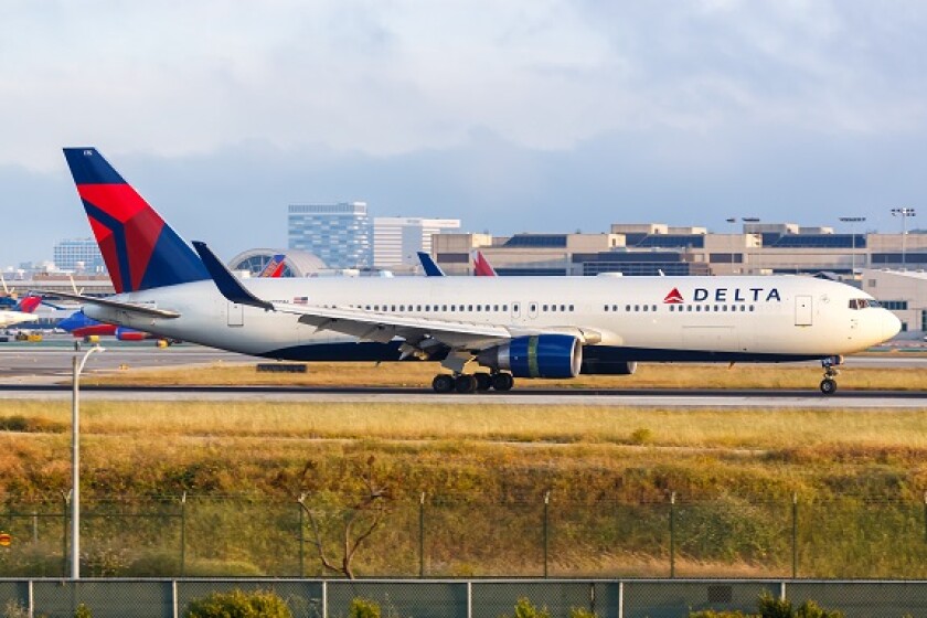 Delta Air Lines aeroplane aircraft airport from Adobe 18Sep20 575x375