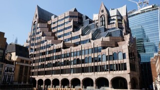 minster court office block building city of london england uk