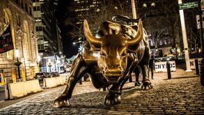 The Wall Steet Bull (Charging Bull), Fincancial District, Manhattan, New York, USA