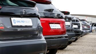 Foto Manuel Geisser 03.01.2024 Spreitenbach AG , SCHWEIZ , Auto Occasionen Emil Frey Select in Spreitenbach *** Photo Manuel Geisser 03 01 2024 Spreitenbach AG , SWITZERLAND , Used cars Emil Frey Select in Spreitenbach