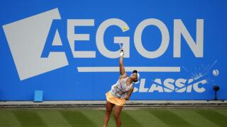Ashleigh Barty of Australia during the AEGON Birmingham Open Ladies Singles Final at the Edgbaston Priory Club. Picture date: June 25th, 2017. Picture credit should read: Matt McNulty/Sportimage via PA Images