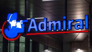 Admiral insurance sign logo.